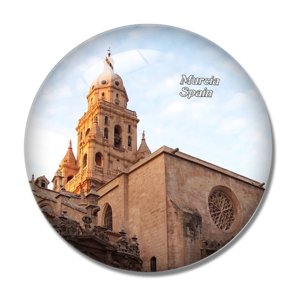 Spain Murcia 3D Fridge Magnet Crystal Glass