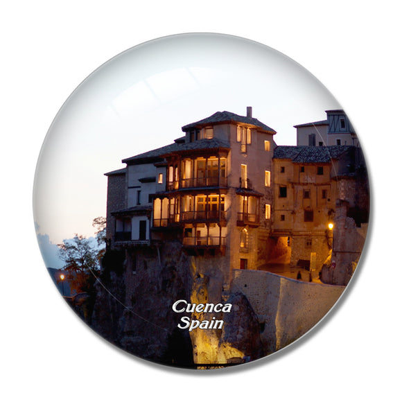 Spain Old Town Cuenca 3D Fridge Magnet Crystal Glass