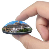 Spain Old Town Ibiza 3D Fridge Magnet Crystal Glass