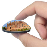 Spain Palma Mallorca Cathedral 3D Fridge Magnet Crystal Glass