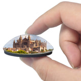 Spain Palma Mallorca Cathedral 3D Fridge Magnet Crystal Glass