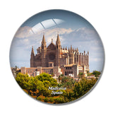 Spain Palma Mallorca Cathedral 3D Fridge Magnet Crystal Glass