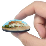 Spain Peniscola Castle 3D Fridge Magnet Crystal Glass