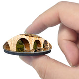 Spain Roman Aqueduct,Tarragona 3D Fridge Magnet Crystal Glass