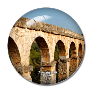 Spain Roman Aqueduct,Tarragona 3D Fridge Magnet Crystal Glass