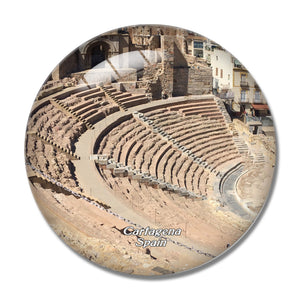 Spain Roman theatre Cartagena 3D Fridge Magnet Crystal Glass