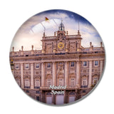 Spain Royal Palace of Madrid 3D Fridge Magnet Crystal Glass