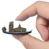 Spain San Pedro Church Gijon 3D Fridge Magnet Crystal Glass