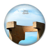 Spain Santa Catalina Headland Gijon 3D Fridge Magnet Crystal Glass