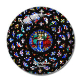 Spain Santa Maria Cathedral Barcelona 3D Fridge Magnet Crystal Glass