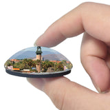 Spain Sea Avenue Marbella 3D Fridge Magnet Crystal Glass