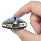 Spain Square of the White Virgin Victoria 3D Fridge Magnet Crystal Glass