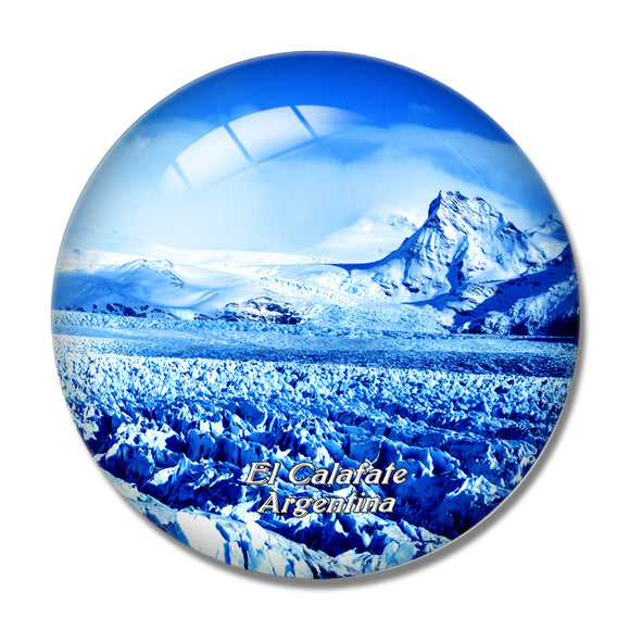 Argentina Los Glaciares National Park El Calafate 3D Fridge Magnet Crystal Glass