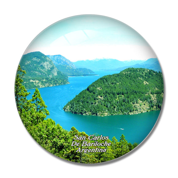 Argentina Nahuel Huapi National Park San Carlos De Bariloche 3D Fridge Magnet Crystal Glass