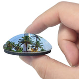 Sri Lanka Light House Galle Fort 3D Fridge Magnet Crystal Glass