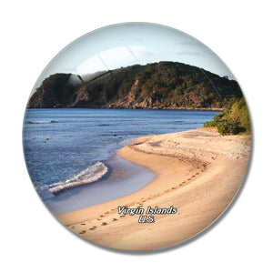 St. John U.S. Virgin Islands 3D Fridge Magnet Crystal Glass