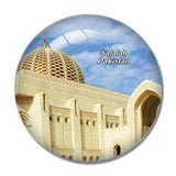 Sultan Qaboos Mosque Salalah Oman 3D Fridge Magnet Crystal Glass