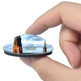 Sweden Gamla Uppsala 3D Fridge Magnet Crystal Glass