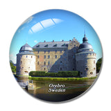 Sweden Orebro Castle 3D Fridge Magnet Crystal Glass