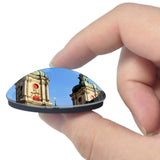 Switzerland Abbey Library of Saint Gallen 3D Fridge Magnet Crystal Glass