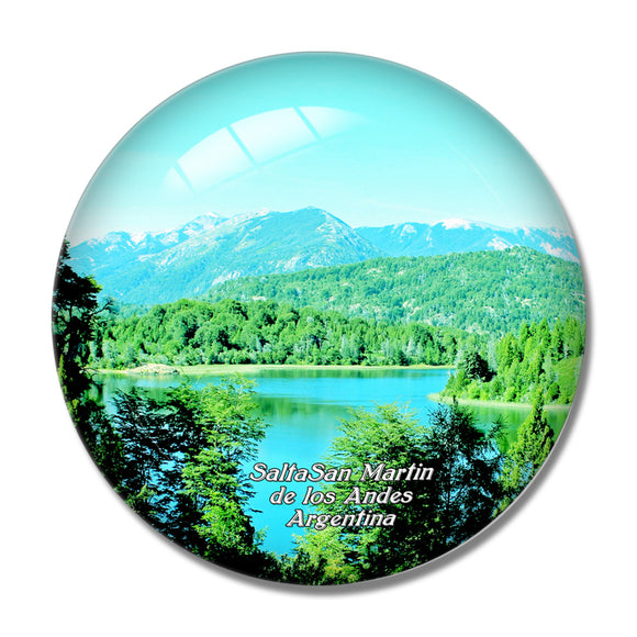 Argentina San Martin de los Andes 3D Fridge Magnet Crystal Glass