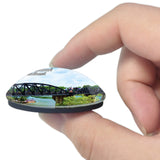 Thailand khwae River Bridge Kanchanaburi 3D Fridge Magnet Crystal Glass