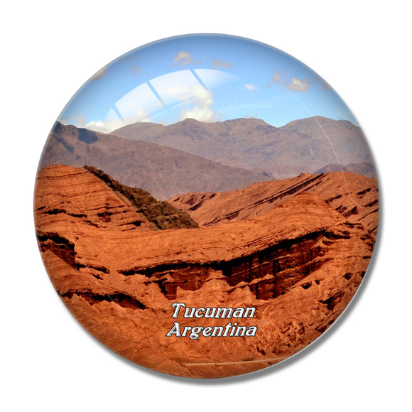 Argentina Tucuman 3D Fridge Magnet Crystal Glass