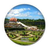 Thailand Nong Nooch Tropical Botanical Garden Pattaya 3D Fridge Magnet Crystal Glass