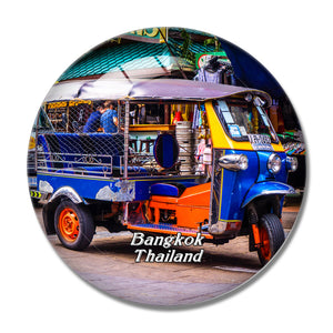 Thailand Tuk tuk Bangkok 3D Fridge Magnet Crystal Glass