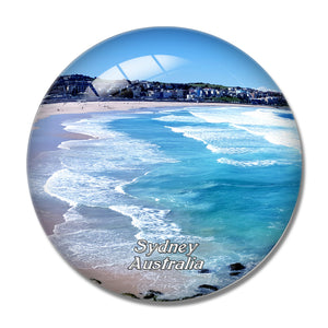 Australia Bondi Beach Sydney 3D Fridge Magnet Crystal Glass