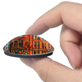 UK England Leeds 3D Fridge Magnet Crystal Glass