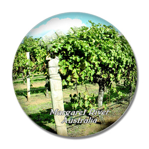 Australia Margaret River and Wine Tours 3D Fridge Magnet Crystal Glass