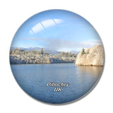 UK England Queen's View Pitlochry 3D Fridge Magnet Crystal Glass