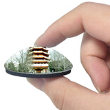 Australia Nan Tien Temple Wollongong 3D Fridge Magnet Crystal Glass