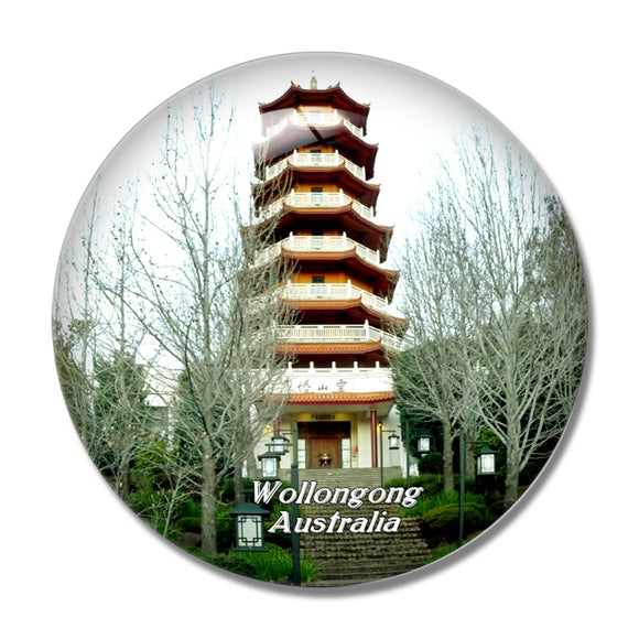 Australia Nan Tien Temple Wollongong 3D Fridge Magnet Crystal Glass