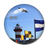 USA America Hilton Head Island 3D Fridge Magnet Crystal Glass