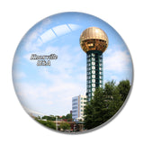 USA America Knoxville 3D Fridge Magnet Crystal Glass