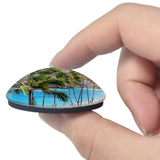 USA America Lahaina 3D Fridge Magnet Crystal Glass