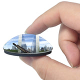 USA America Liberty State Park Jersey 3D Fridge Magnet Crystal Glass