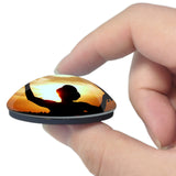 USA America Mallory Square Key West 3D Fridge Magnet Crystal Glass