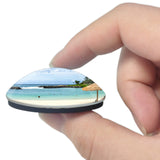 USA America Manini'owali Beach Kailua-Kona 3D Fridge Magnet Crystal Glass