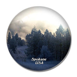 USA America Manito Park Spokane 3D Fridge Magnet Crystal Glass