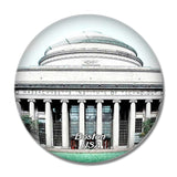 USA America Massachusetts Institute of Technology Boston 3D Fridge Magnet Crystal Glass