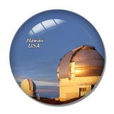 USA America Mauna Kea Summit Hawaii 3D Fridge Magnet Crystal Glass