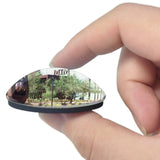 USA America Musical Instrument Museum Phoenix 3D Fridge Magnet Crystal Glass