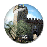 USA America Napa Valley 3D Fridge Magnet Crystal Glass