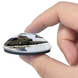 USA America National Naval Aviation Museum Pensacola 3D Fridge Magnet Crystal Glass