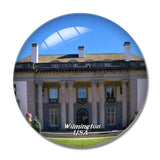 USA America Nemours Estate Wilmington 3D Fridge Magnet Crystal Glass