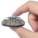 USA America New York State Capitol Albany 3D Fridge Magnet Crystal Glass