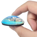 USA America Oahu Hawaii 3D Fridge Magnet Crystal Glass